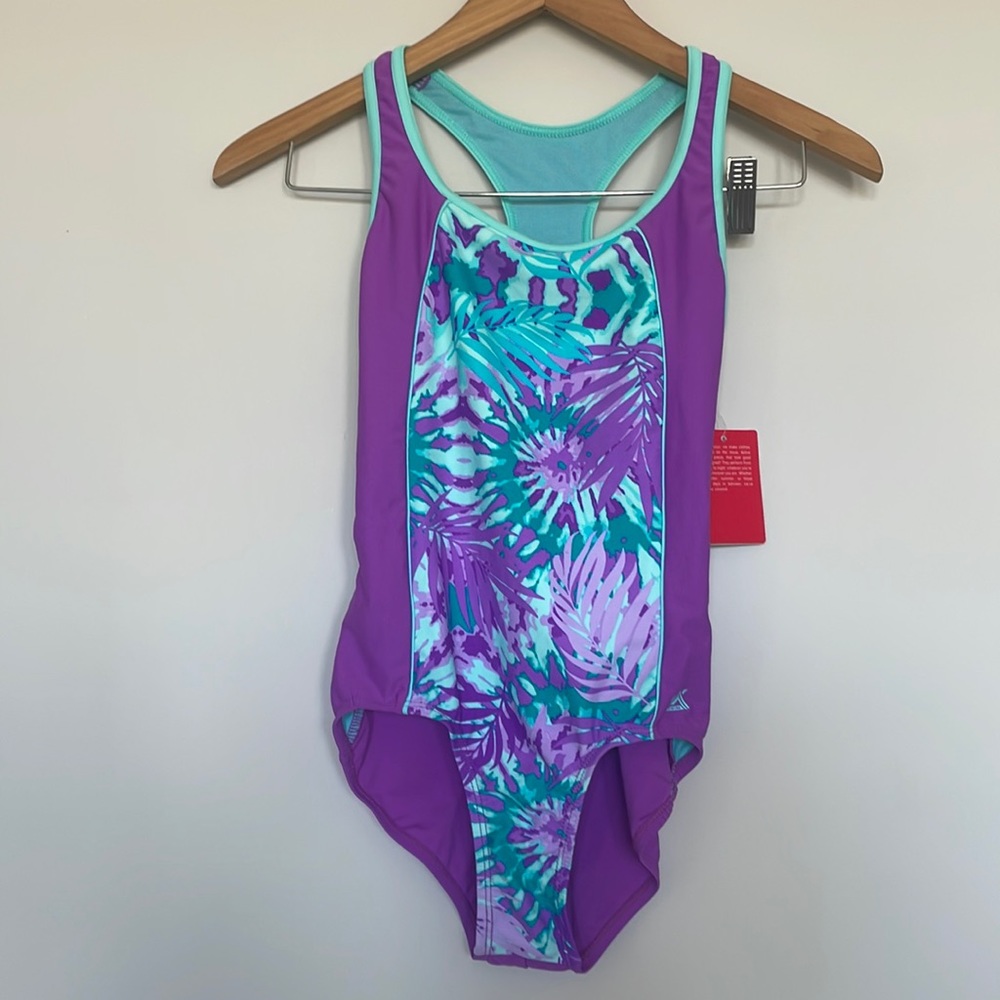 ZeroXposur Grape One Piece Swimsuit Sz 12 NWT